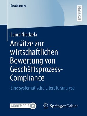 cover image of Ansätze zur wirtschaftlichen Bewertung von Geschäftsprozess-Compliance